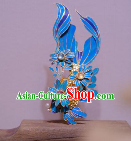 China Traditional Cheongsam Gems Breastpin Jewelry Handmade Filigree Goldfish Brooch Accessories China Traditional Cheongsam Gems Breastpin Jewelry Handmade Filigree Goldfish Brooch Accessories