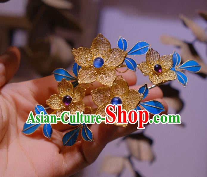 Chinese Traditional Filigree Flowers Hair Crown Hair Jewelry Ancient Qing Dynasty Empress Hairpin Chinese Traditional Filigree Flowers Hair Crown Hair Jewelry Ancient Qing Dynasty Empress Hairpin