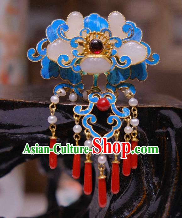 China Traditional Cheongsam Agate Tassel Breastpin Jewelry Handmade Jade Brooch Accessories China Traditional Cheongsam Agate Tassel Breastpin Jewelry Handmade Jade Brooch Accessories