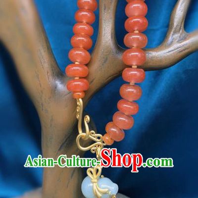 Handmade Chinese Wedding Bracelet National Agate Beads Wristlet Accessories