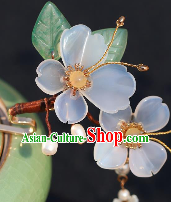 China Classical Butterfly Hairpin Traditional Hair Accessories Hanfu Beads Tassel Hair Stick China Classical Butterfly Hairpin Traditional Hair Accessories Hanfu Beads Tassel Hair Stick