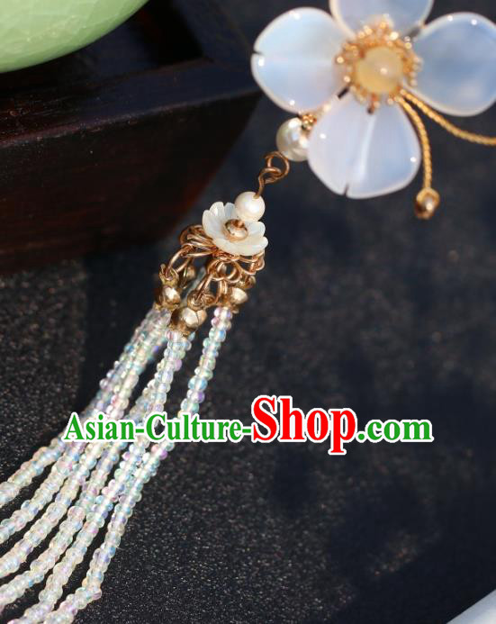 China Classical Butterfly Hairpin Traditional Hair Accessories Hanfu Beads Tassel Hair Stick China Classical Butterfly Hairpin Traditional Hair Accessories Hanfu Beads Tassel Hair Stick