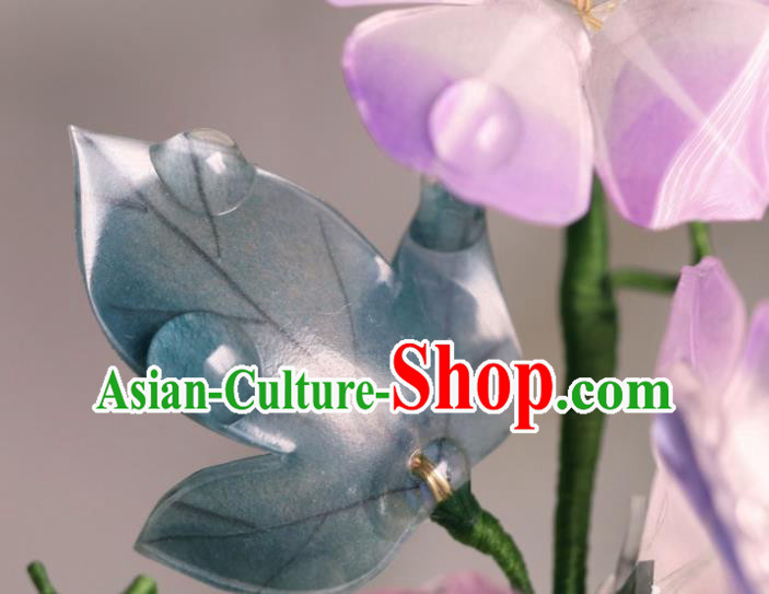 China Hanfu Petunia Hair Stick Classical Hair Accessories Traditional Ming Dynasty Princess Hairpin China Hanfu Petunia Hair Stick Classical Hair Accessories Traditional Ming Dynasty Princess Hairpin