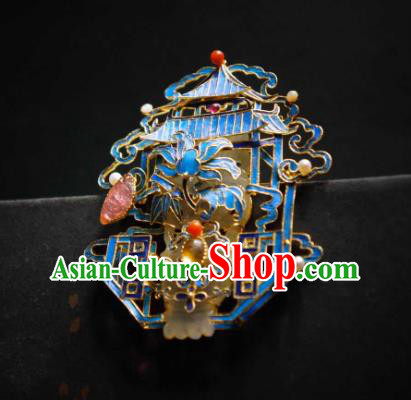 China Handmade Brooch Traditional Cheongsam Cloisonne Breastpin Jewelry Jade Accessories China Handmade Brooch Traditional Cheongsam Cloisonne Breastpin Jewelry Jade Accessories