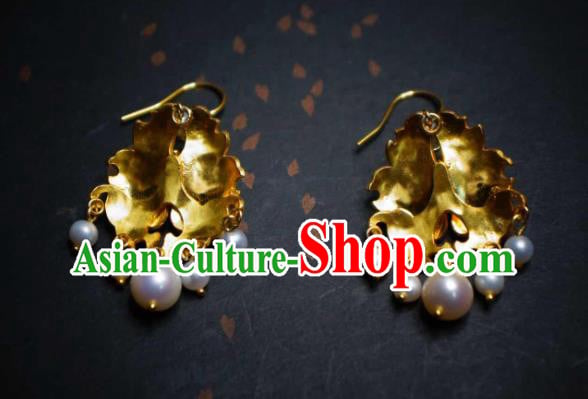 Handmade Chinese Qing Dynasty Court Earrings Cheongsam Ear Accessories Traditional Culture Jewelry Handmade Chinese Qing Dynasty Court Earrings Cheongsam Ear Accessories Traditional Culture Jewelry