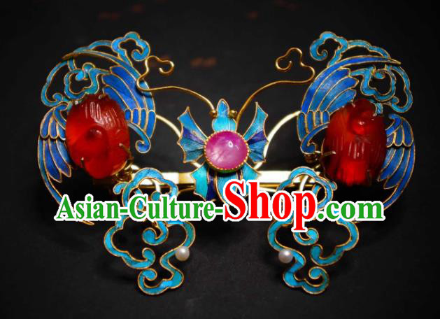 China Handmade Blueing Cranes Brooch Traditional Cheongsam Breastpin Jewelry Agate Accessories China Handmade Blueing Cranes Brooch Traditional Cheongsam Breastpin Jewelry Agate Accessories