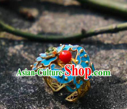 China Handmade Butterfly Ring Traditional Cheongsam Circlet Jewelry Jadeite Accessories China Handmade Butterfly Ring Traditional Cheongsam Circlet Jewelry Jadeite Accessories