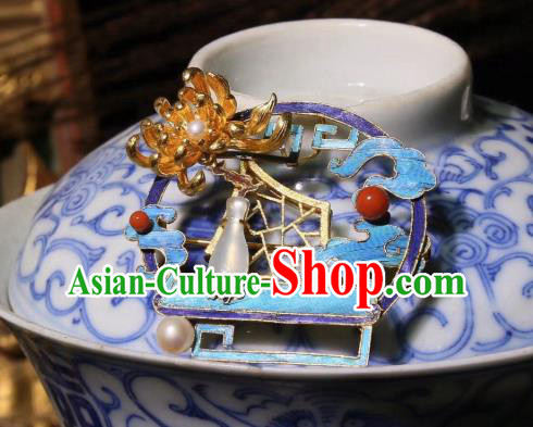 China Handmade Golden Chrysanthemum Brooch Traditional Cheongsam Breastpin Jewelry Cloisonne Accessories China Handmade Golden Chrysanthemum Brooch Traditional Cheongsam Breastpin Jewelry Cloisonne Accessories