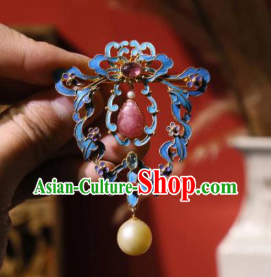 China Traditional Cheongsam Rose Quartz Breastpin Accessories Handmade Pearls Brooch China Traditional Cheongsam Rose Quartz Breastpin Accessories Handmade Pearls Brooch