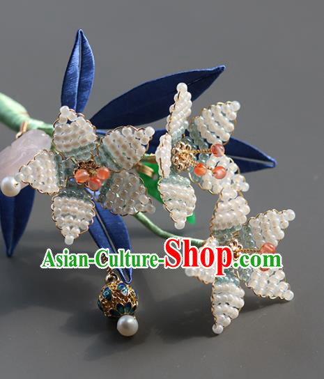 China Traditional Qing Dynasty Court Hairpin Classical Lily Flowers Hair Stick Hair Accessories China Traditional Qing Dynasty Court Hairpin Classical Lily Flowers Hair Stick Hair Accessories