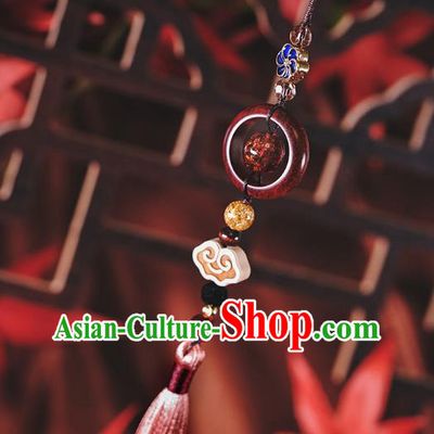 Handmade Chinese Traditional Waist Accessories Classical Cheongsam Brooch Tassel Pendant