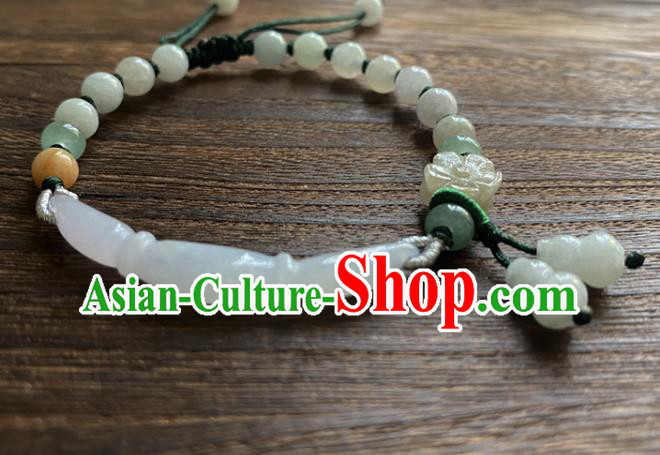 Chinese Traditional Wristlet Accessories Classical Hanfu Jade Bracelet Chinese Traditional Wristlet Accessories Classical Hanfu Jade Bracelet