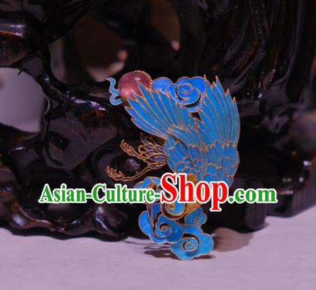China Traditional Cheongsam Cloisonne Phoenix Breastpin Jewelry Handmade Tourmaline Brooch Filigree Accessories China Traditional Cheongsam Cloisonne Phoenix Breastpin Jewelry Handmade Tourmaline Brooch Filigree Accessories