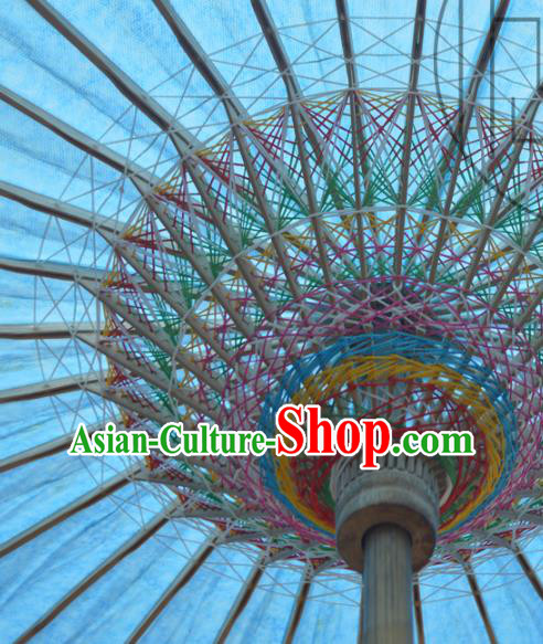 China Classical Light Blue Umbrella Umbrella Handmade Umbrellas Craft Traditional Dance Oil Paper China Classical Light Blue Umbrella Umbrella Handmade Umbrellas Craft Traditional Dance Oil Paper
