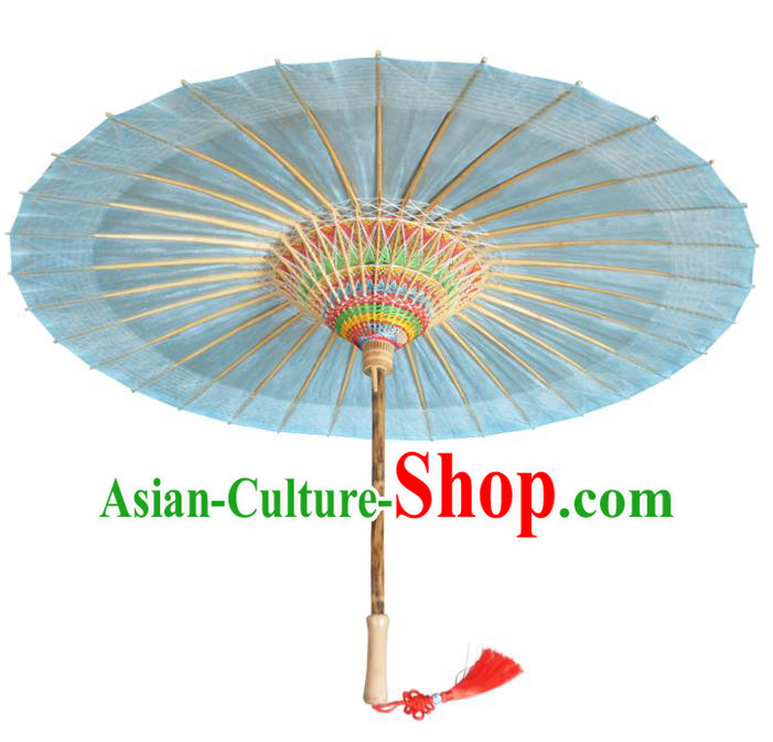 China Classical Light Blue Umbrella Umbrella Handmade Umbrellas Craft Traditional Dance Oil Paper China Classical Light Blue Umbrella Umbrella Handmade Umbrellas Craft Traditional Dance Oil Paper