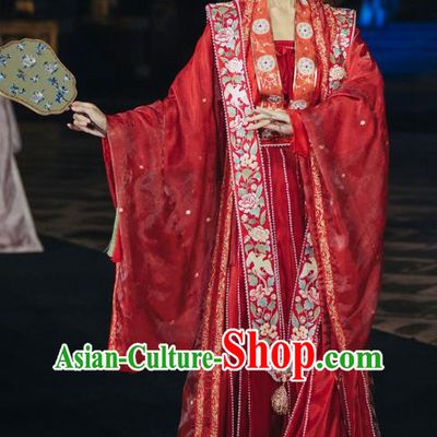 China Traditional Wedding Hanfu Apparels Song Dynasty Historical Costumes Ancient Court Beauty Embroidered Clothing