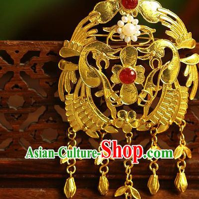 Chinese Traditional Agate Necklet Accessories Ancient Empress Necklace Pendant