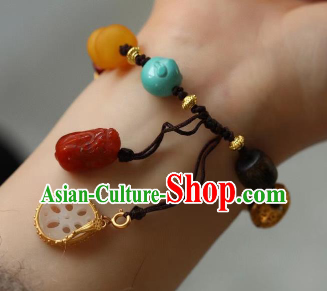 Chinese Traditional Bracelet Accessories Handmade Gems Wristlet Accessories Chinese Traditional Bracelet Accessories Handmade Gems Wristlet Accessories