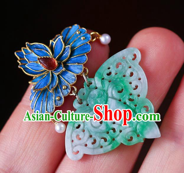 Chinese Traditional Jade Butterfly Necklace Jewelry Handmade Necklet Pendant Chinese Traditional Jade Butterfly Necklace Jewelry Handmade Necklet Pendant
