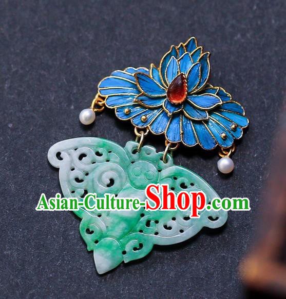 Chinese Traditional Jade Butterfly Necklace Jewelry Handmade Necklet Pendant Chinese Traditional Jade Butterfly Necklace Jewelry Handmade Necklet Pendant