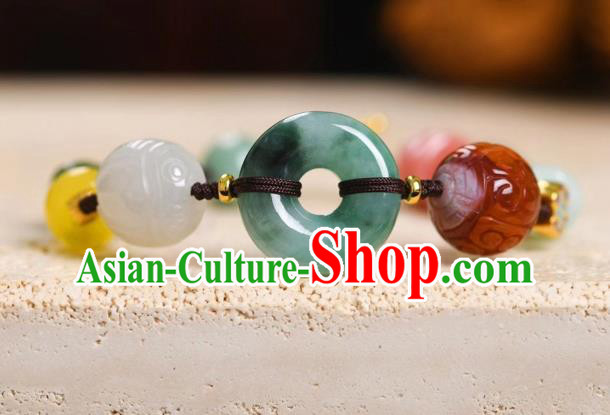 Chinese Traditional Gems Wristlet Accessories National Cheongsam Jade Carving Bracelet Chinese Traditional Gems Wristlet Accessories National Cheongsam Jade Carving Bracelet