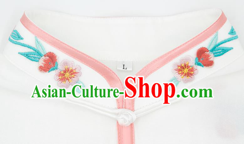 China Kung Fu Costume Tai Chi Clothing Printing White Flax Uniforms China Kung Fu Costume Tai Chi Clothing Printing White Flax Uniforms