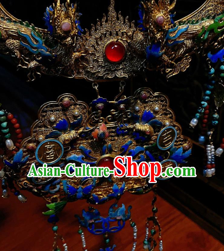China Traditional Cloisonne Necklace Accessories Handmade Filigree Necklet Pearls Tassel Pendant China Traditional Cloisonne Necklace Accessories Handmade Filigree Necklet Pearls Tassel Pendant