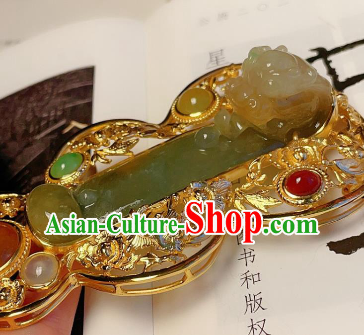 China Traditional Gilding Silver Necklace Accessories Handmade Wedding Jadeite Gourd Necklet Pendant China Traditional Gilding Silver Necklace Accessories Handmade Wedding Jadeite Gourd Necklet Pendant
