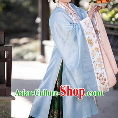 China Traditional Ming Dynasty Imperial Consort Hanfu Clothing Ancient Court Beauty Historical Costumes