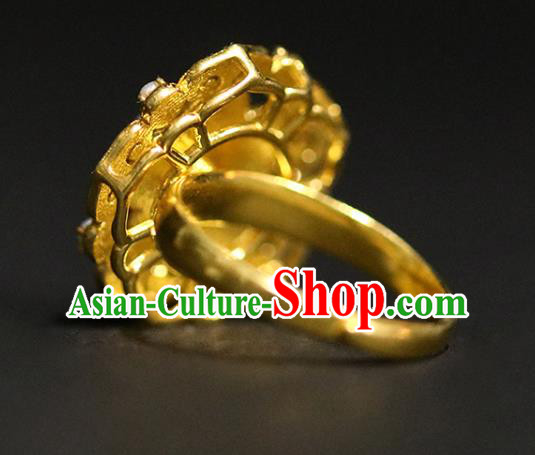 Handmade Chinese Wedding Ring Accessories Traditional Ancient Bride Pearl Circlet Jewelry Handmade Chinese Wedding Ring Accessories Traditional Ancient Bride Pearl Circlet Jewelry