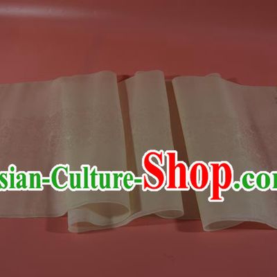 Chinese Embroidered Flowers Silk Material Traditional Hanfu Dress Silk Fabric