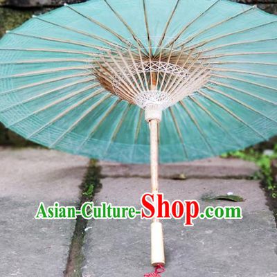 Traditional China Dance Umbrella Sky Blue Oil Paper Umbrella Handmade Umbrellas Artware Bumbershoot