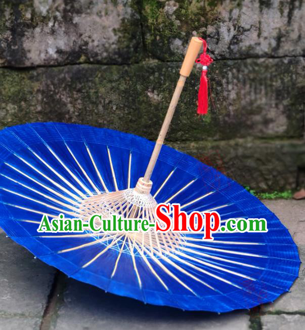 Traditional China Hanfu Dance Umbrella Bumbershoot Royalblue Oil Paper Umbrella Handmade Umbrellas Artware Traditional China Hanfu Dance Umbrella Bumbershoot Royalblue Oil Paper Umbrella Handmade Umbrellas Artware