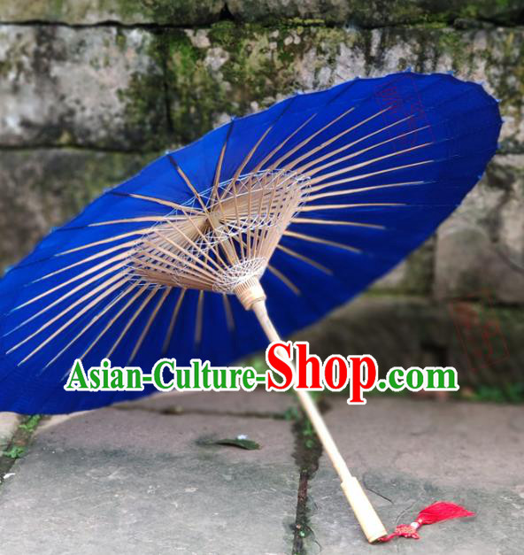 Traditional China Hanfu Dance Umbrella Bumbershoot Royalblue Oil Paper Umbrella Handmade Umbrellas Artware Traditional China Hanfu Dance Umbrella Bumbershoot Royalblue Oil Paper Umbrella Handmade Umbrellas Artware