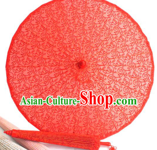 Chinese Red Lace Umbrellas Traditional Hanfu Umbrella Wedding Umbrella Classical Dance Umbrella Chinese Red Lace Umbrellas Traditional Hanfu Umbrella Wedding Umbrella Classical Dance Umbrella