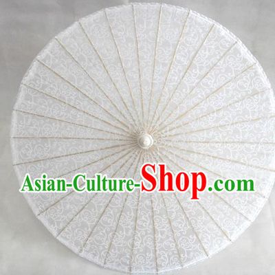 Chinese Wedding Umbrella Classical Dance Umbrella White Lace Umbrellas Traditional Hanfu Umbrella