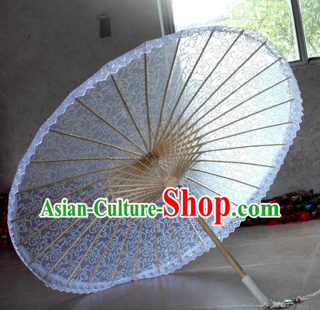 Chinese Wedding Umbrella Classical Dance Umbrella White Lace Umbrellas Traditional Hanfu Umbrella Chinese Wedding Umbrella Classical Dance Umbrella White Lace Umbrellas Traditional Hanfu Umbrella