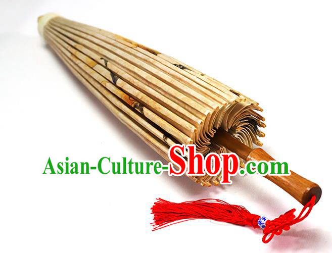 Traditional China Painting Mangnolia Oil Paper Umbrella Handmade Umbrellas Artware Beige Paper Umbrella Traditional China Painting Mangnolia Oil Paper Umbrella Handmade Umbrellas Artware Beige Paper Umbrella