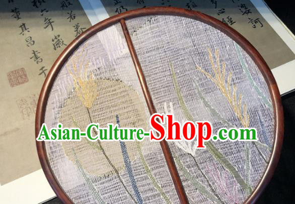 Handmade China Classical Dance Silk Fan Traditional Princess Circular Fan Palace Fan Handmade China Classical Dance Silk Fan Traditional Princess Circular Fan Palace Fan