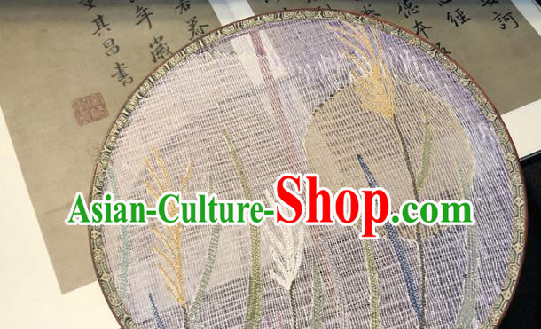 Handmade China Classical Dance Silk Fan Traditional Princess Circular Fan Palace Fan Handmade China Classical Dance Silk Fan Traditional Princess Circular Fan Palace Fan