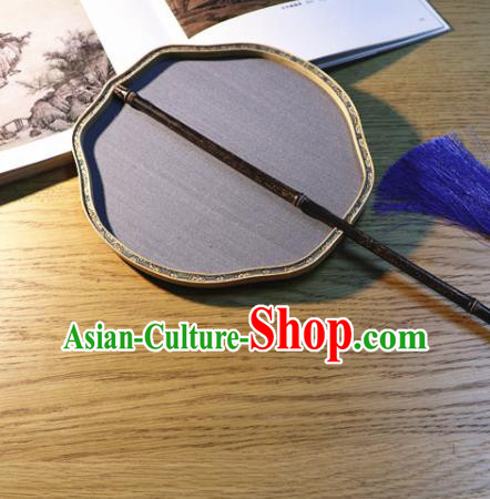 Handmade China Lilac Silk Fan Traditional Court Dance Fan Classical Palace Fan Hanfu Fans Handmade China Lilac Silk Fan Traditional Court Dance Fan Classical Palace Fan Hanfu Fans