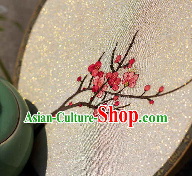 China Handmade Circular Fan Classical Palace Fan Traditional Hanfu Silk Fan China Handmade Circular Fan Classical Palace Fan Traditional Hanfu Silk Fan