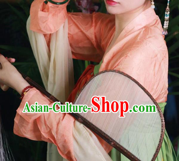 China Handmade Silk Classical Palace Fan Traditional Jin Dynasty Court Hanfu Fan China Handmade Silk Classical Palace Fan Traditional Jin Dynasty Court Hanfu Fan