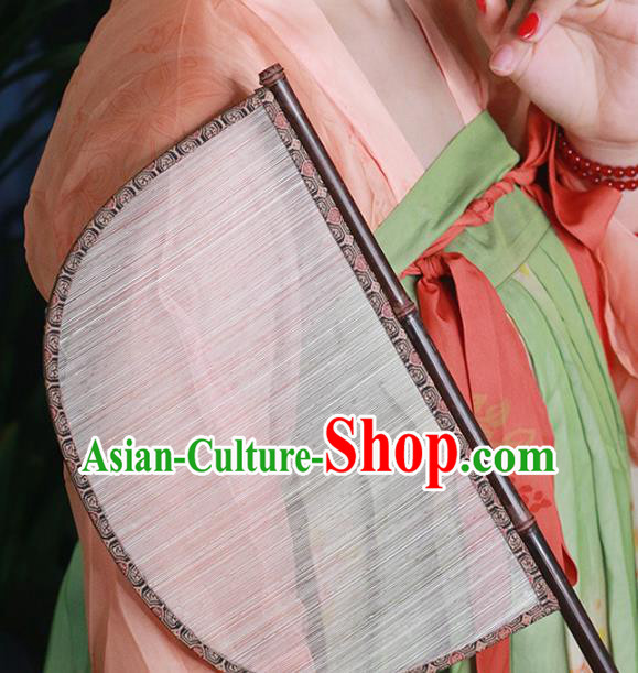 China Handmade Silk Classical Palace Fan Traditional Jin Dynasty Court Hanfu Fan China Handmade Silk Classical Palace Fan Traditional Jin Dynasty Court Hanfu Fan