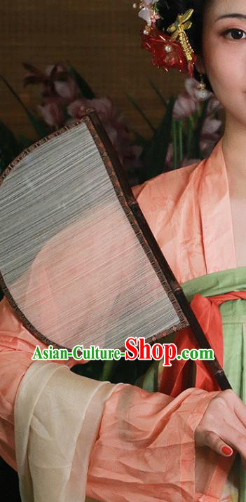 China Handmade Silk Classical Palace Fan Traditional Jin Dynasty Court Hanfu Fan China Handmade Silk Classical Palace Fan Traditional Jin Dynasty Court Hanfu Fan