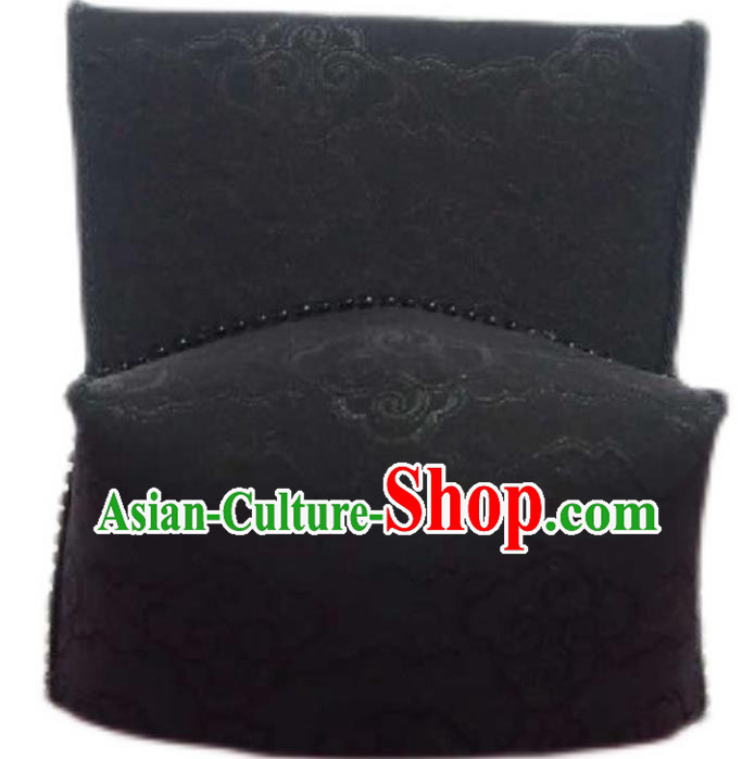 Chinese Handmade Song Dynasty Emperor Black Hat Traditional Hanfu Ancient Official Headwear Chinese Handmade Song Dynasty Emperor Black Hat Traditional Hanfu Ancient Official Headwear