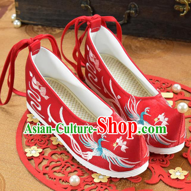 China Traditional Wedding Shoes Red Cloth Shoes National Women Embroidered Shoes China Traditional Wedding Shoes Red Cloth Shoes National Women Embroidered Shoes
