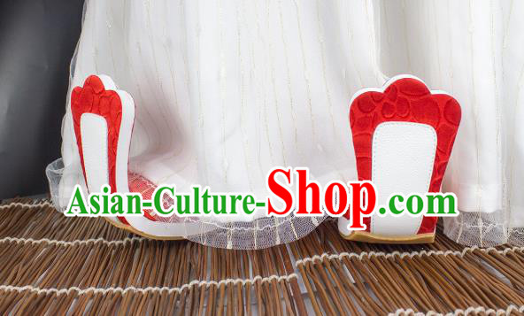 China Handmade Wedding Shoes Classical Red Brocade Shoes Traditional Tang Dynasty Princess Shoes China Handmade Wedding Shoes Classical Red Brocade Shoes Traditional Tang Dynasty Princess Shoes
