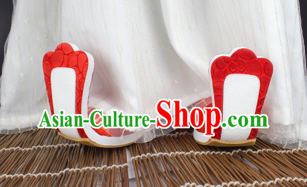 China Handmade Wedding Shoes Classical Red Brocade Shoes Traditional Tang Dynasty Princess Shoes China Handmade Wedding Shoes Classical Red Brocade Shoes Traditional Tang Dynasty Princess Shoes