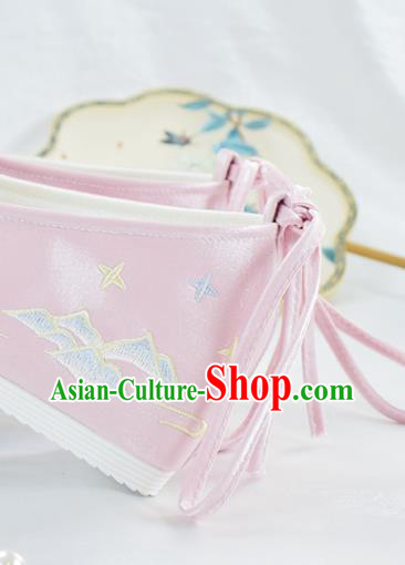 China Traditional Pink Cloth Shoes Embroidered Shoes National Women Shoes China Traditional Pink Cloth Shoes Embroidered Shoes National Women Shoes